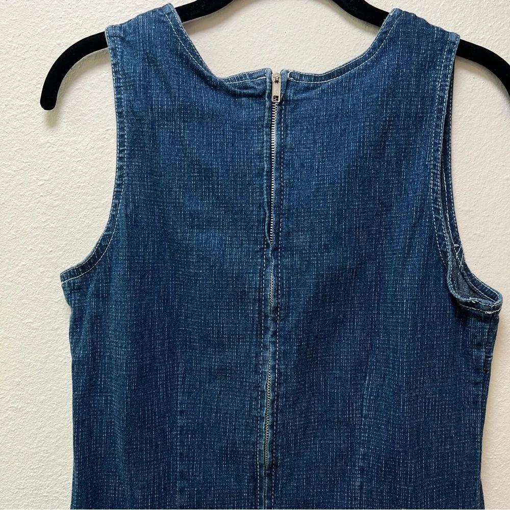 Denim Sleeveless Maxi Dress Y2K - Picture 7 of 7